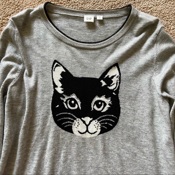 GAP Sweaters - 🥳HP2/5🥳 GAP Black Cat Grey Sweater